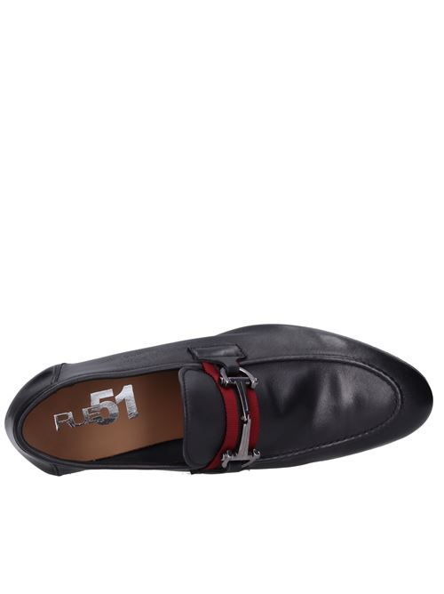 Leather loafers RUE51 | 6900 NAPPA  SAINT TROPEZNERO